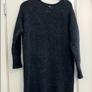 Gray Knit midi dress